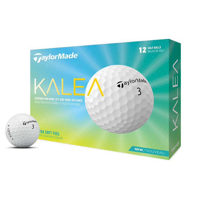 TaylorMade Kalea White Logo Golf Balls