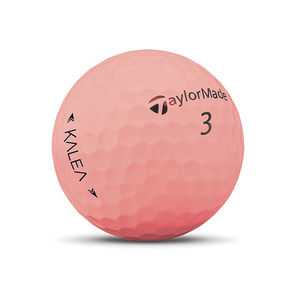 TaylorMade Kalea Matte Peach Logo Golf Balls