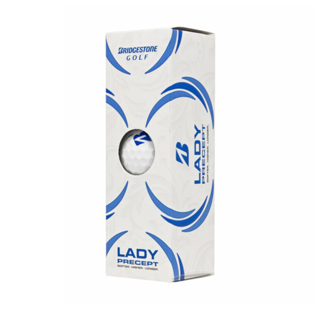 <tc>Balles de golf avec logo Precept Lady blanches</tc>